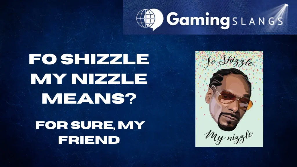Image For What does Fo Shizzle My Nizzle Means