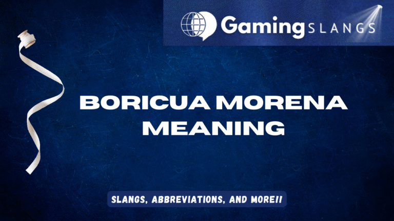 Boricua Morena Meaning