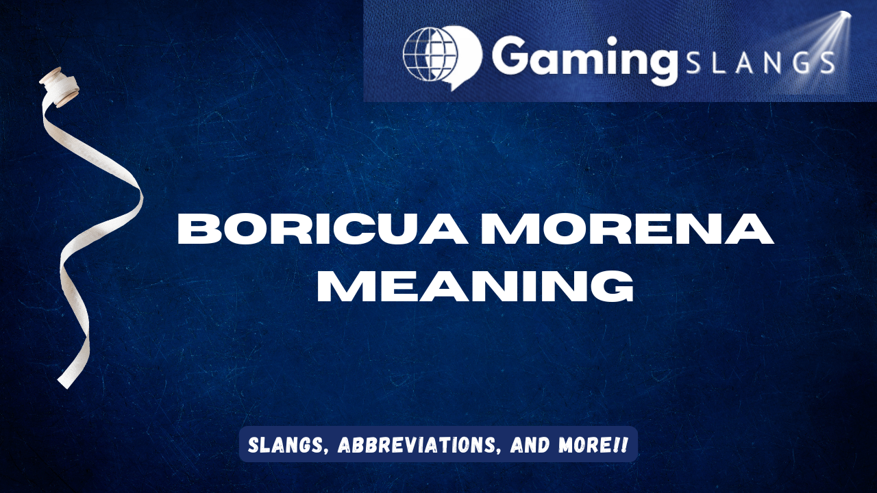 Boricua Morena Meaning