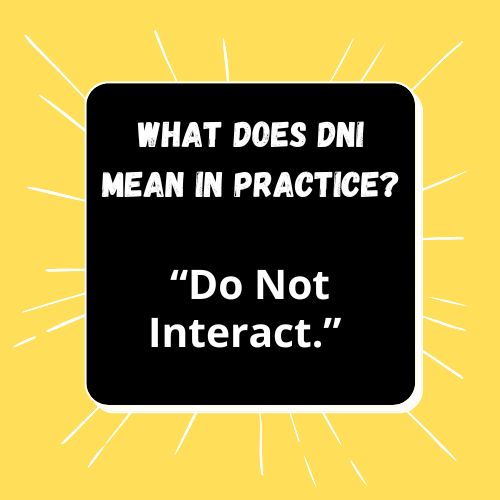 the meaning of DNI