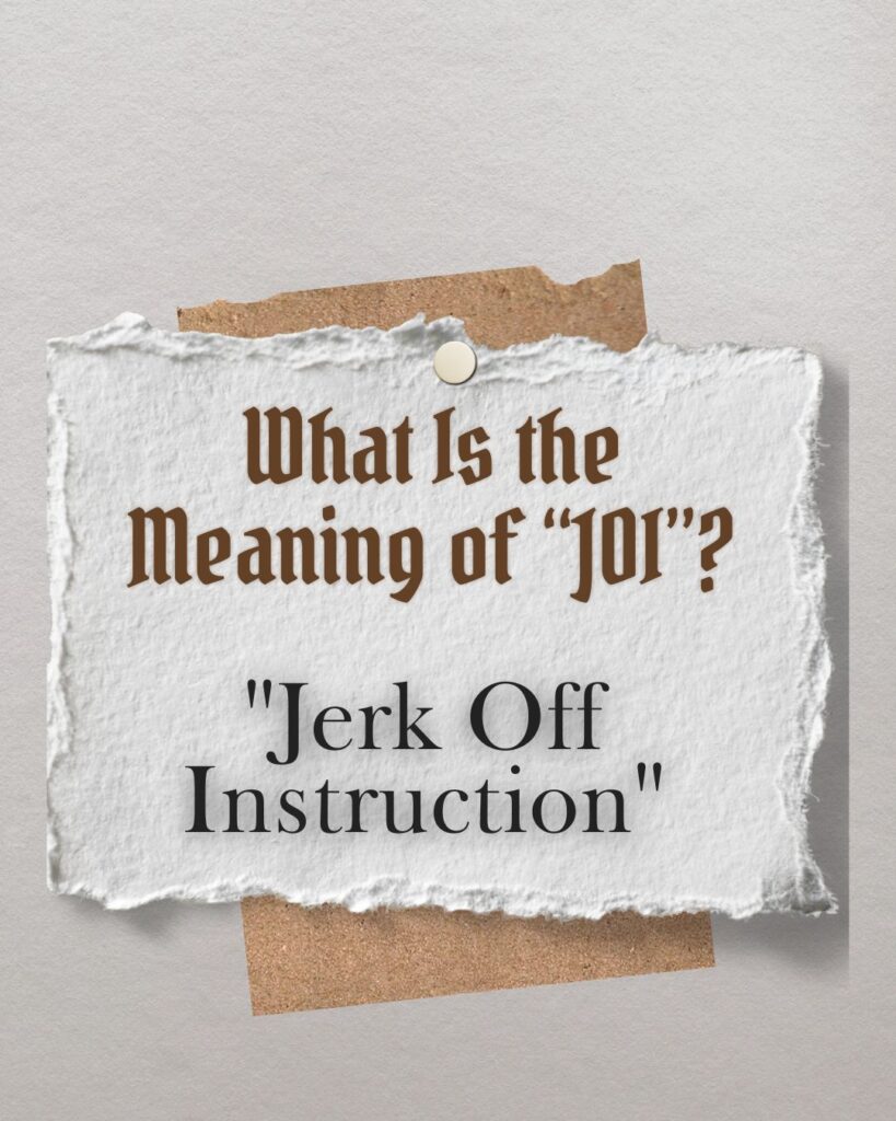 The meaning of JOI