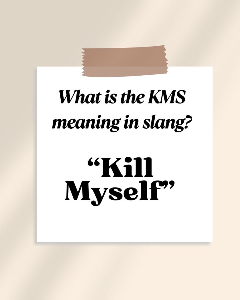 the meaning of kms 