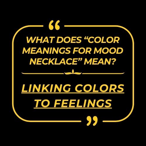 The meaning of color