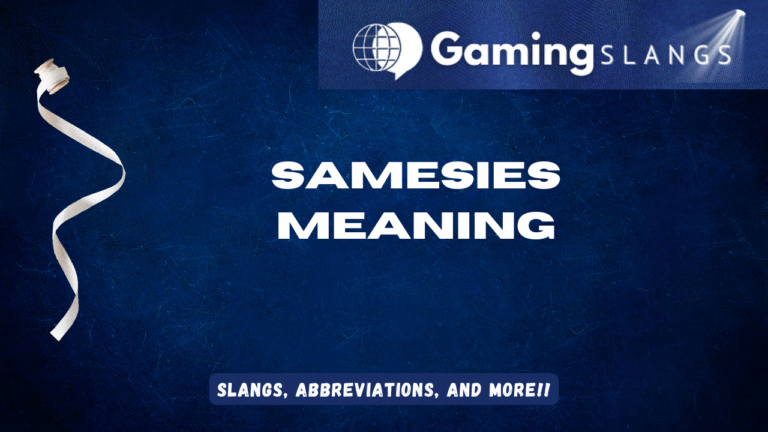 Samesies Meaning