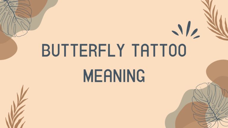 what is butterfly tattoo meaning