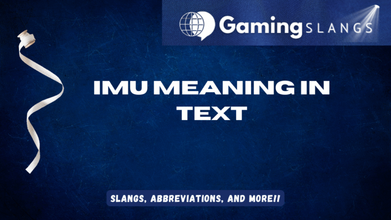 imu meaning
