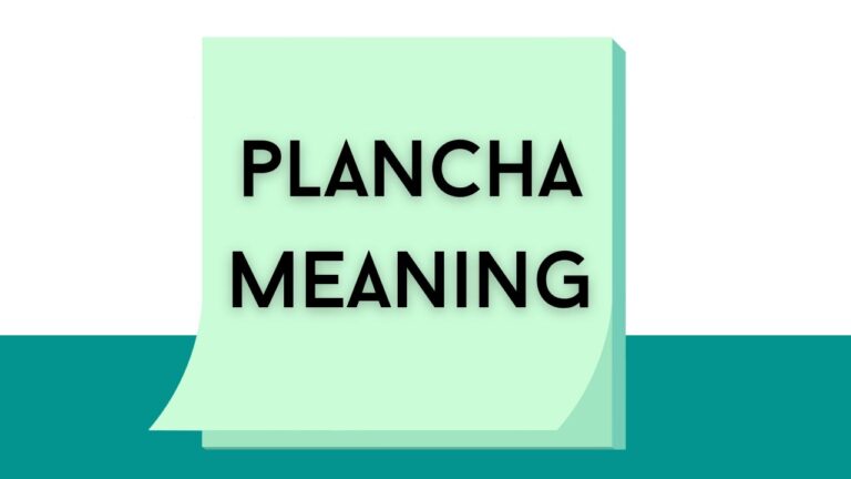 what is plancha meaning