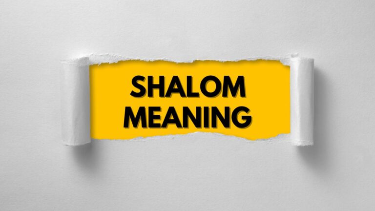 what is shalom meaning
