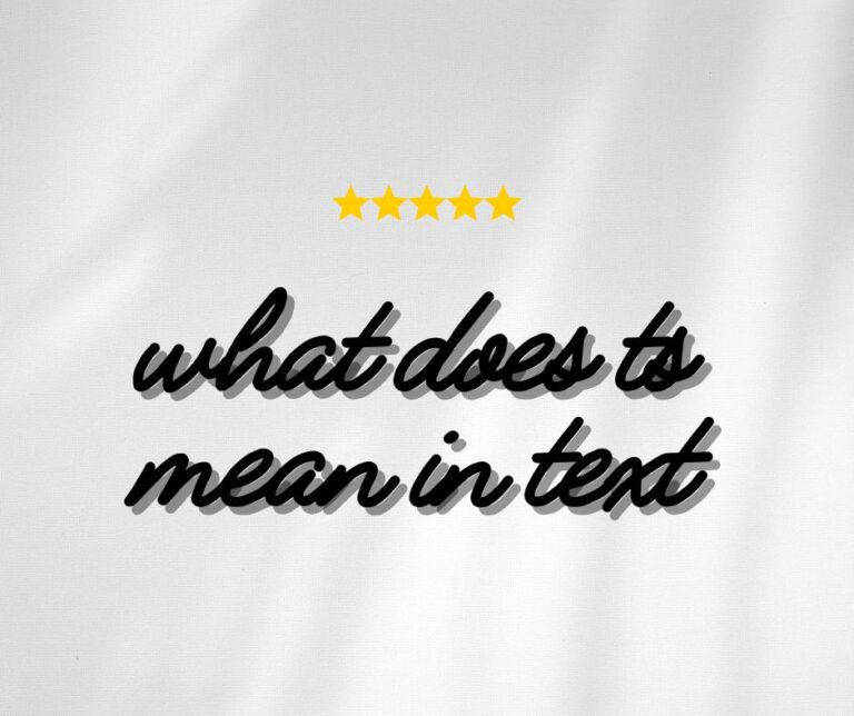 what is ts meaning