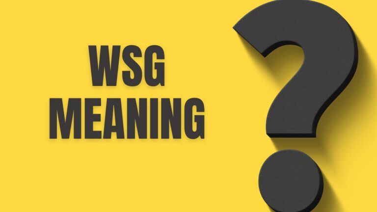 what is wsg meaning