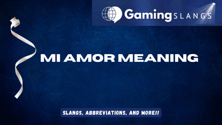 Mi Amor Meaning