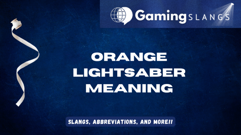 Featured Image Orange Lightsaber Meaning