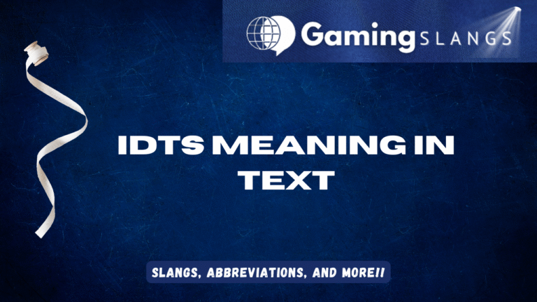 Featured Image IDTS Meaning in Text