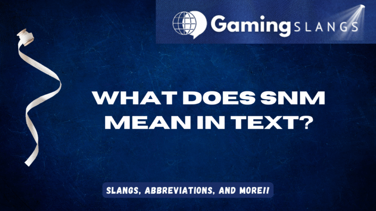 Featured Image What Does SNM Mean in Text